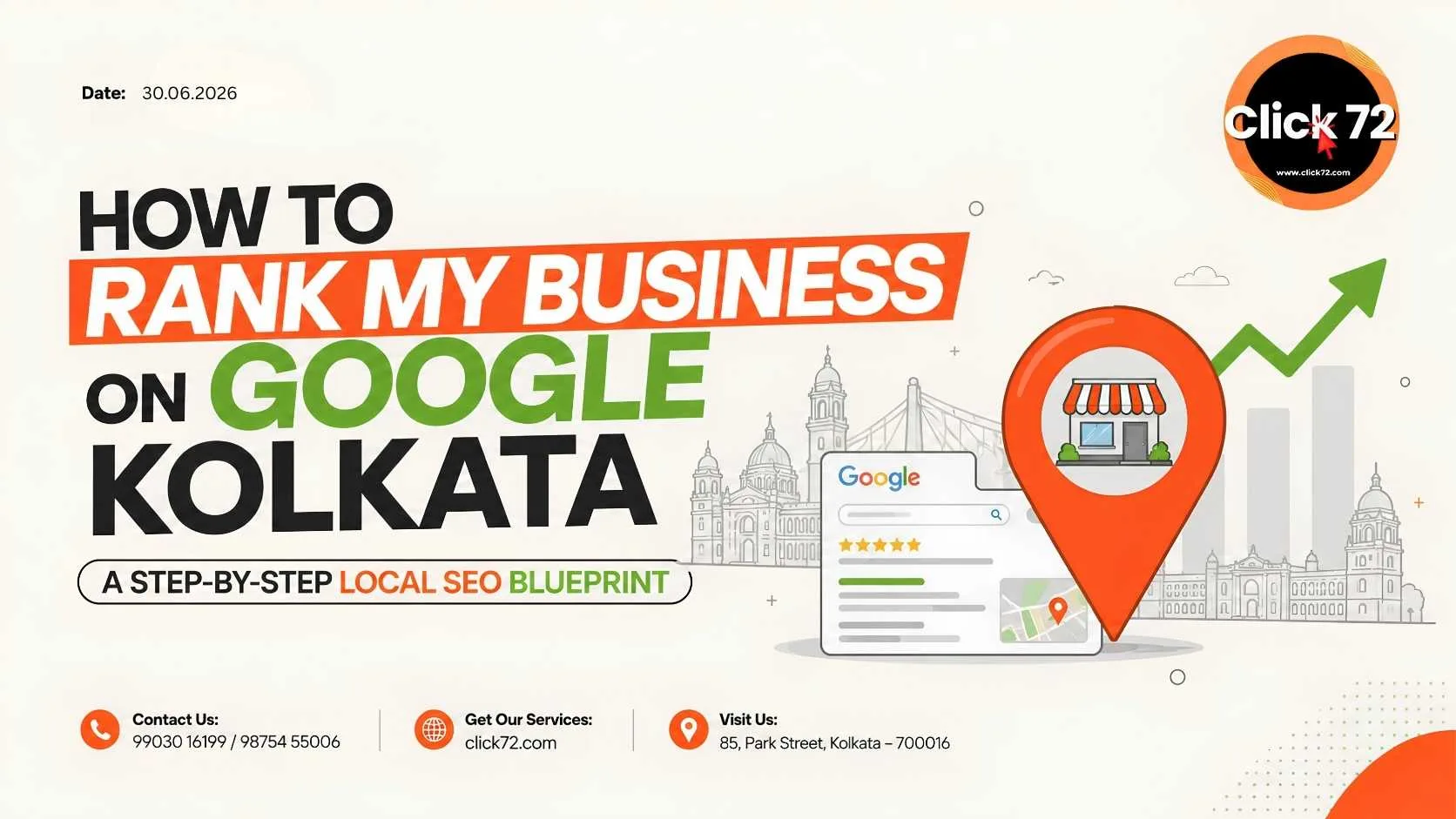 How to Rank My Business on Google Kolkata: A Step-by-Step Local SEO Blueprint