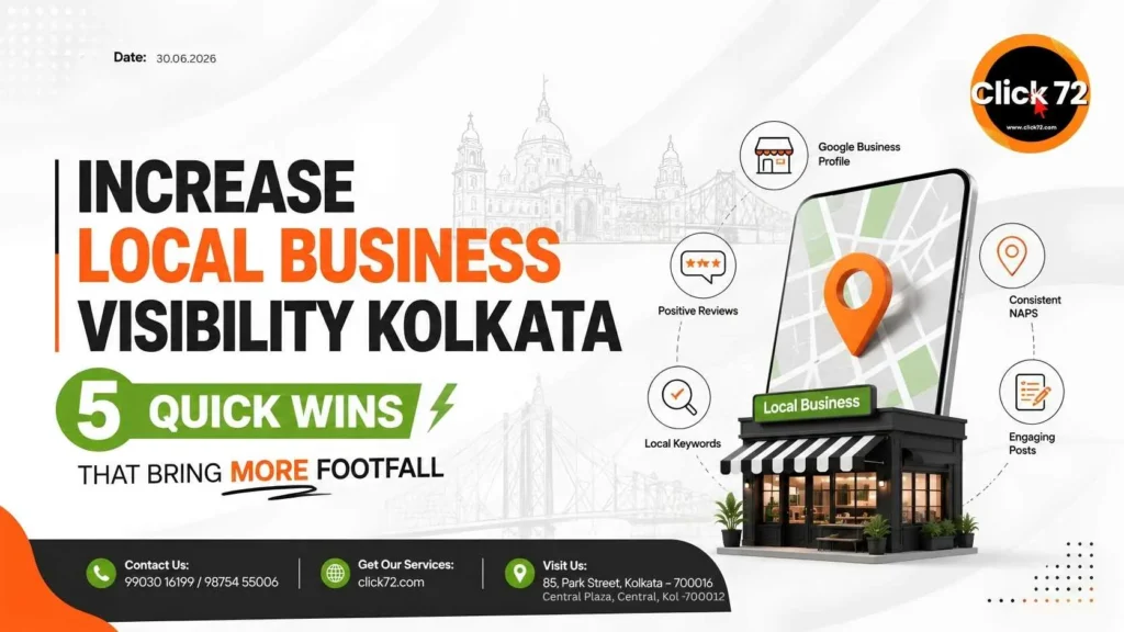 Increase Local Business Visibility Kolkata: 5 Quick Wins That Bring More Footfall