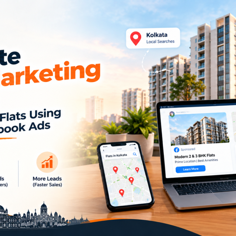 Real Estate Digital Marketing Kolkata: How to Sell More Flats Using Local SEO & Facebook Ads